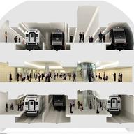 Rendering of ARC tunnel lines in New York Penn Station